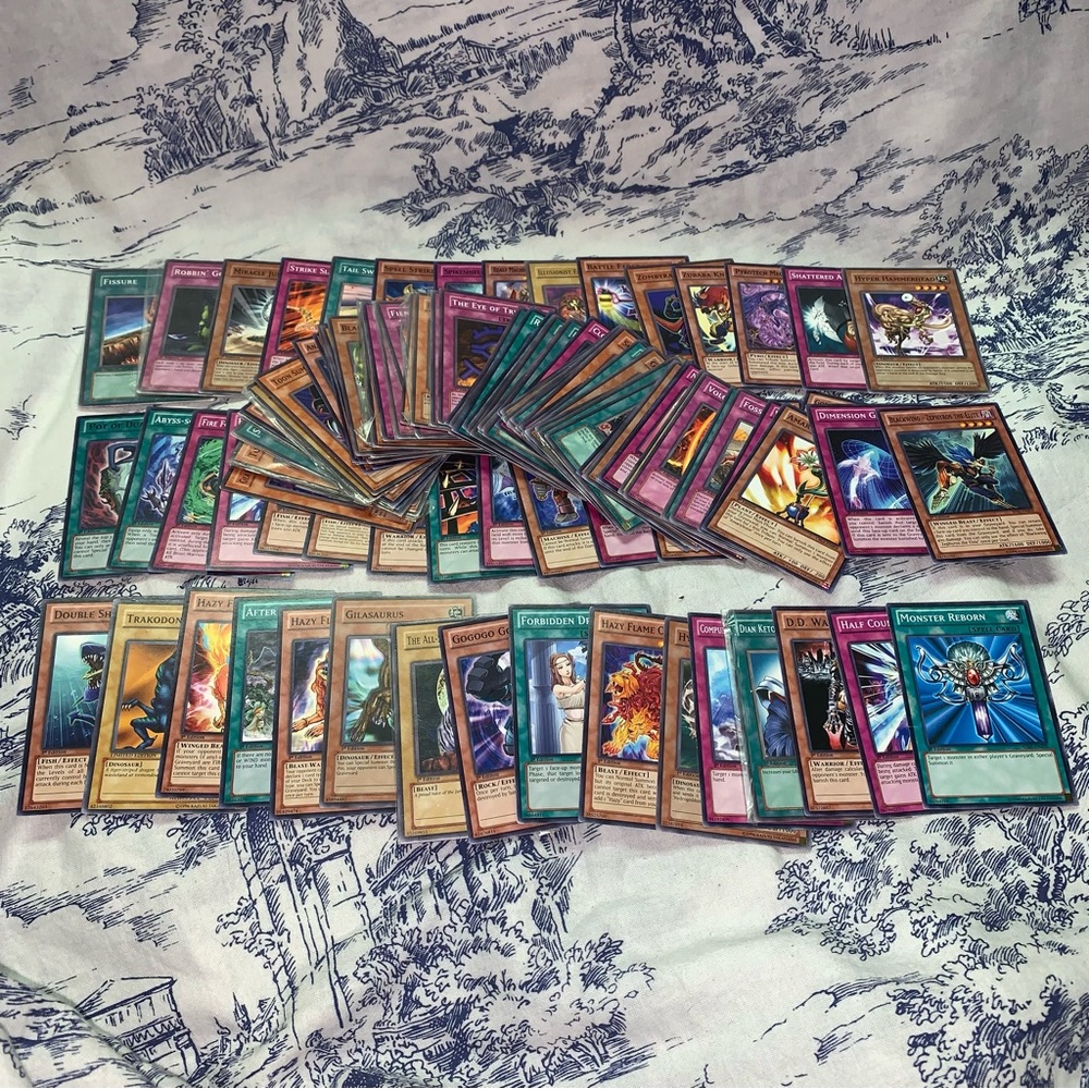 Yugioh Card Lot of 124 First Edition Cards Including 3 Mosaic Rare 1st Edition